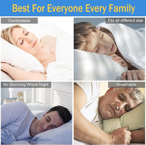 Silicone Magnetic Anti Snoring Nose Clip (Buy 1 Get 1 Free)