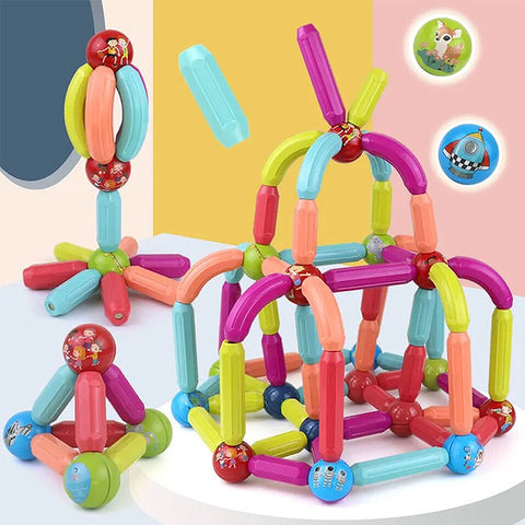 Magnetic Building Blocks For Kids Early Development Premium Quality
