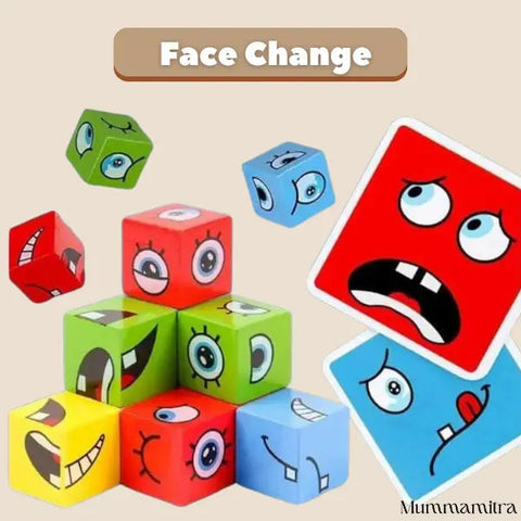 WonderFaces Expression Blocks – Interactive Face-Changing Puzzle for Kids