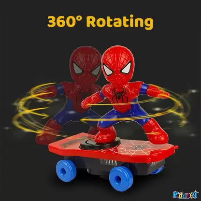 Spider Man Electric Stunt Skateboard Toy