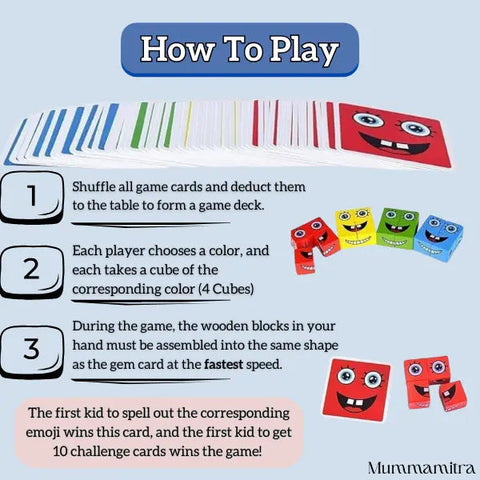 WonderFaces Expression Blocks – Interactive Face-Changing Puzzle for Kids