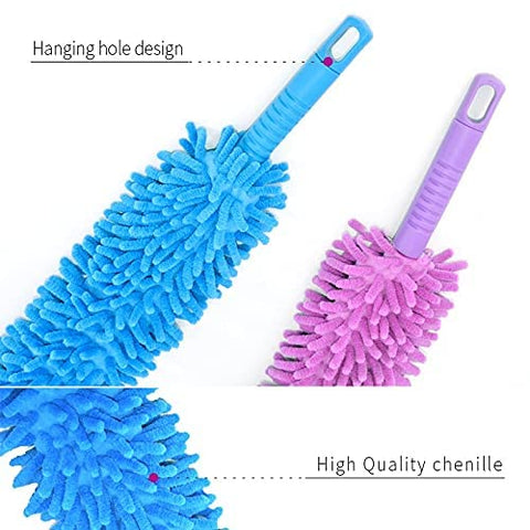 Cleaning Brush Microfiber Duster with Rod