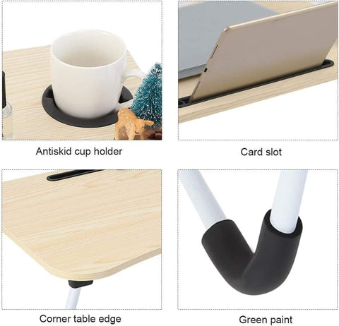 Foldable Wooden Laptop Table