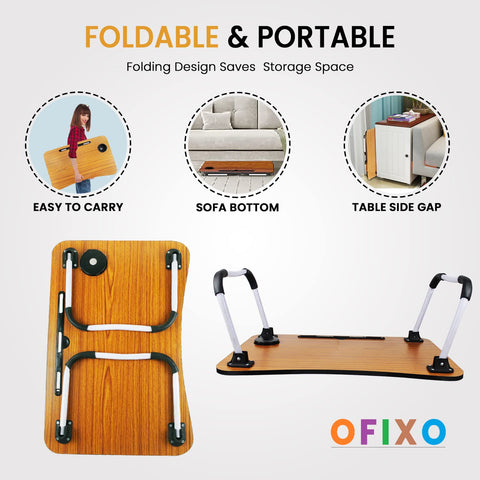Foldable Wooden Laptop Table