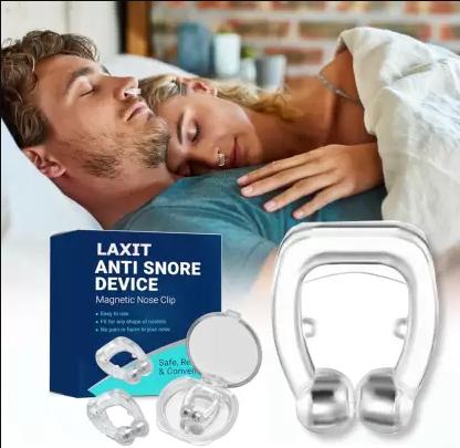 Silicone Magnetic Anti Snoring Nose Clip (Buy 1 Get 1 Free)