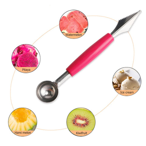 Sharp Fruit Scoop Stacks