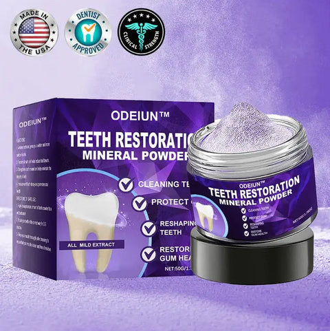 Teeth Restoration Mineral Powder Yellow Stain Remover Tooth Powder