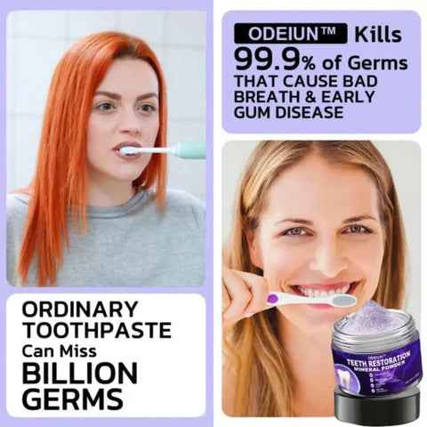 Teeth Restoration Mineral Powder Yellow Stain Remover Tooth Powder