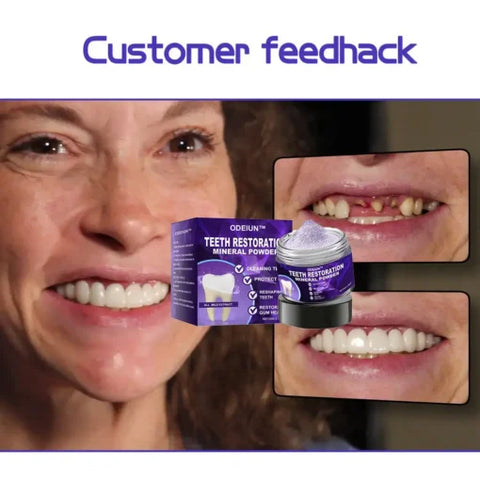 Teeth Restoration Mineral Powder Yellow Stain Remover Tooth Powder