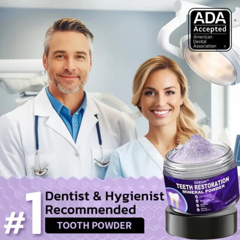 Teeth Restoration Mineral Powder Yellow Stain Remover Tooth Powder
