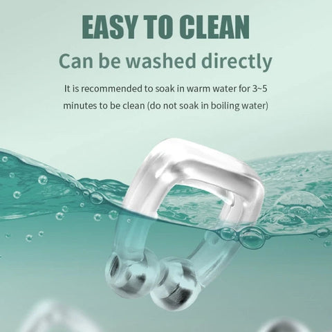 Silicone Magnetic Anti Snoring Nose Clip (Buy 1 Get 1 Free)