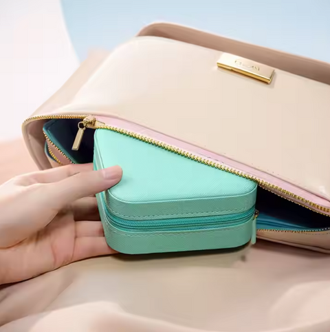 PU Leather Jewellery Organizer Box