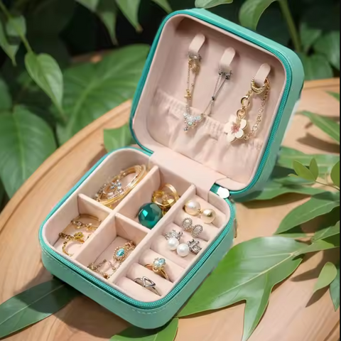 PU Leather Jewellery Organizer Box