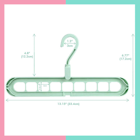 9 Hole Space Saving Hanger